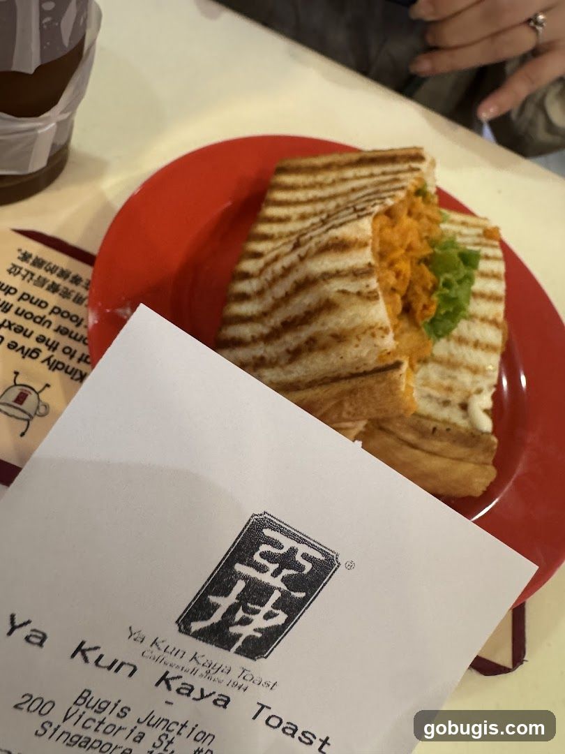 Ya Kun Kaya Toast Sandwich