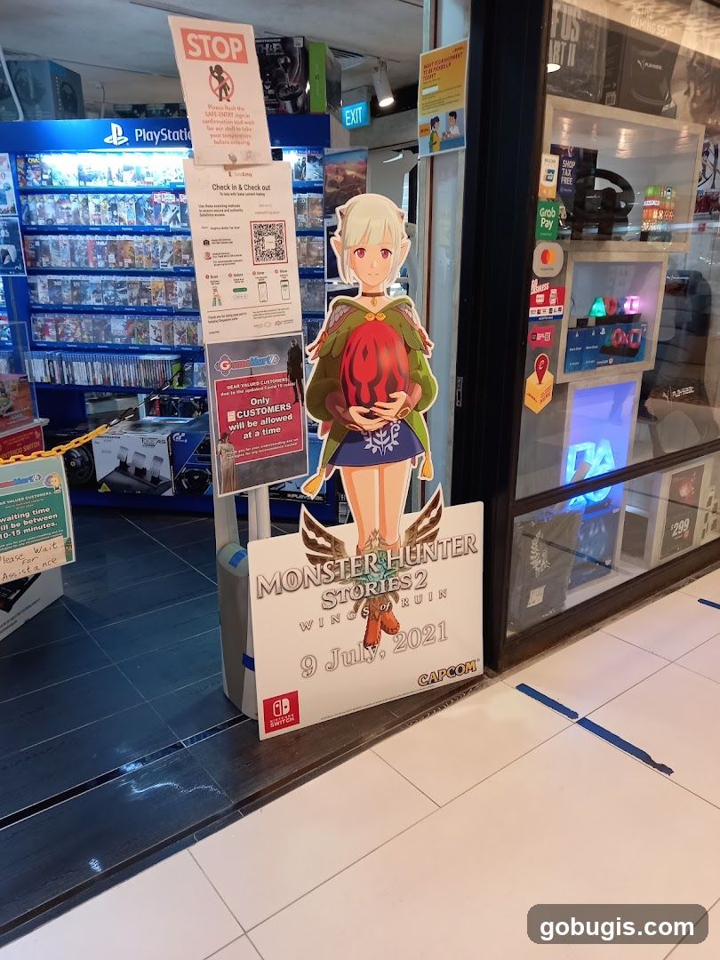 Monster Hunter Stories 2 Standee