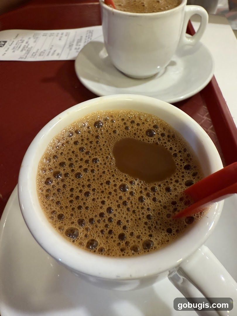Two cups of coffee