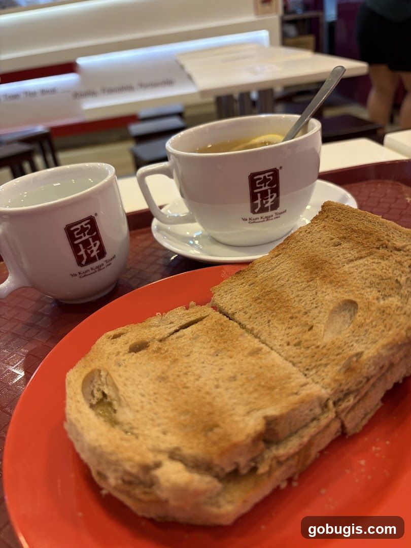 Kaya Toast and Tea
