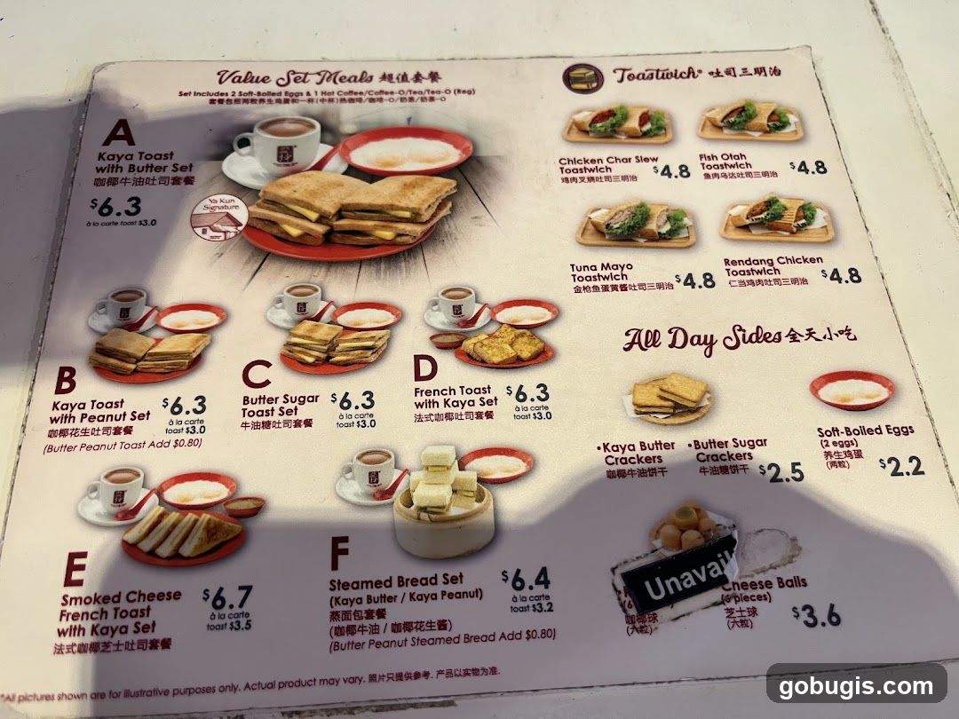 Value Set Meals & Toastwich