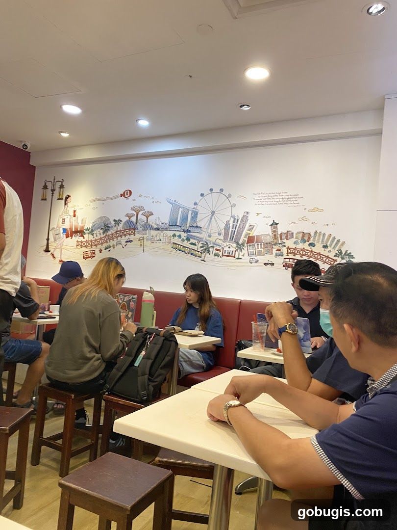 Diners at a restaurant