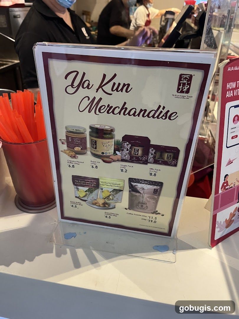 Ya Kun Merchandise Display