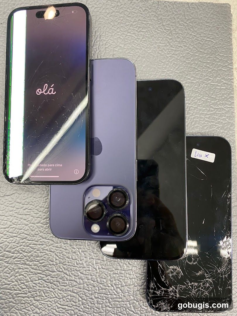 Damaged iPhones