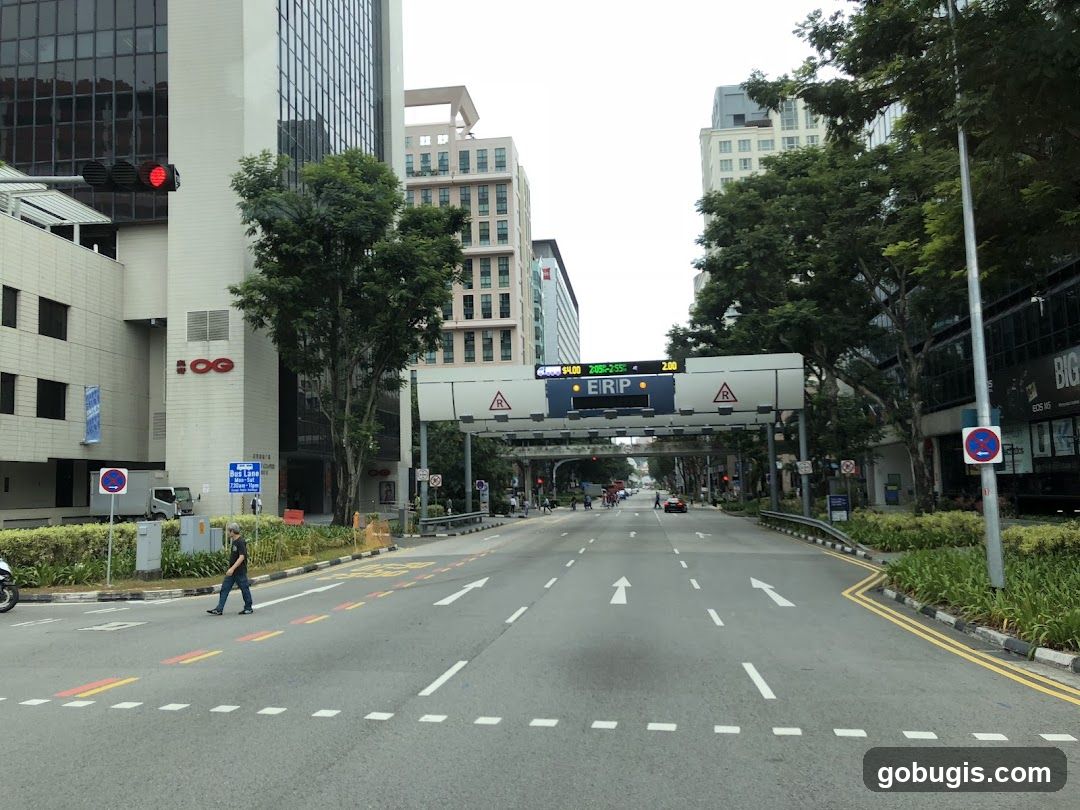 City Street with ERP Gantry