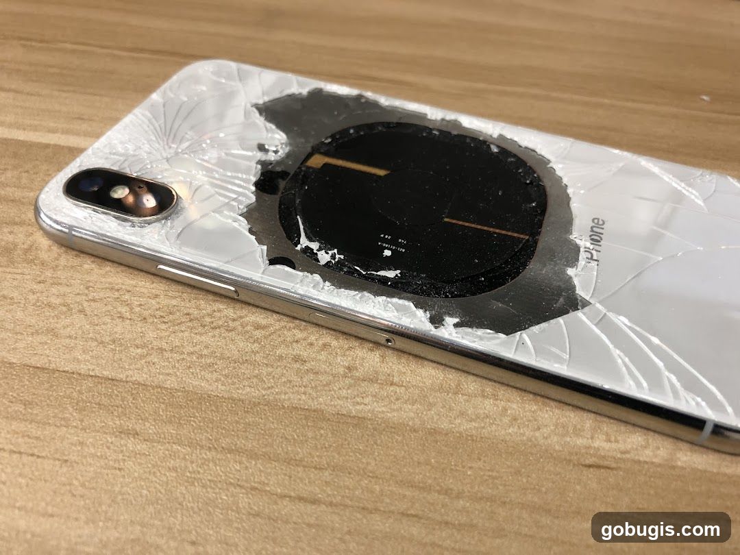 Damaged iPhone