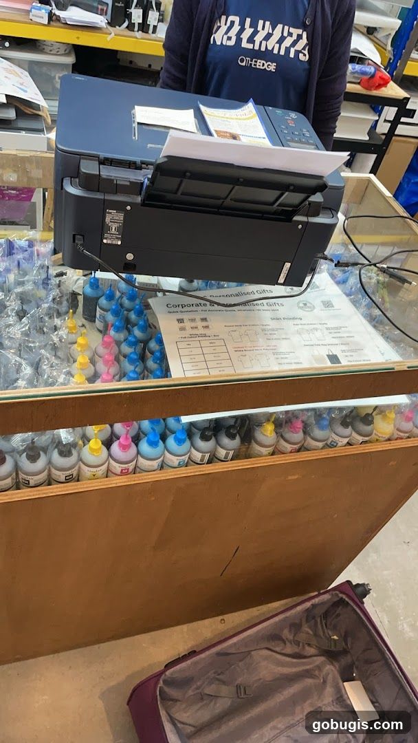 Printer and Ink Bottles