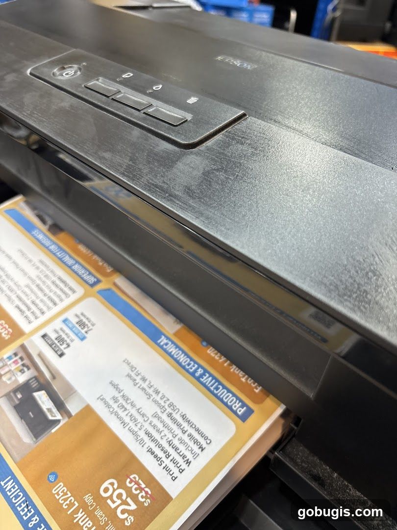 Printer with Advertisement