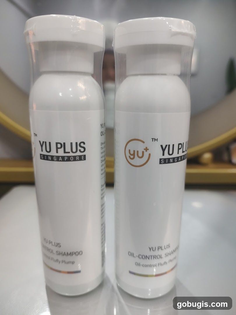 Yu Plus Shampoo Bottles