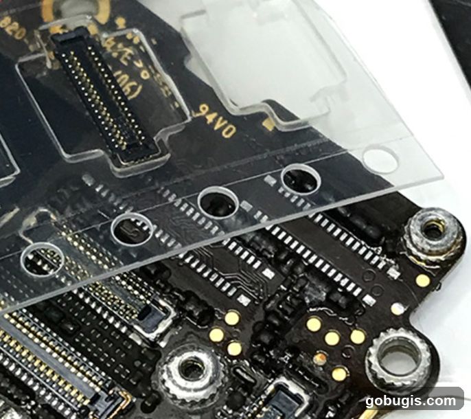 Close-up of a circuit board