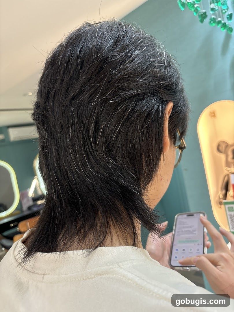 Person with a Mullet Hairstyle