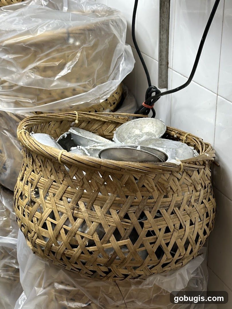 Woven Baskets with Metal Molds