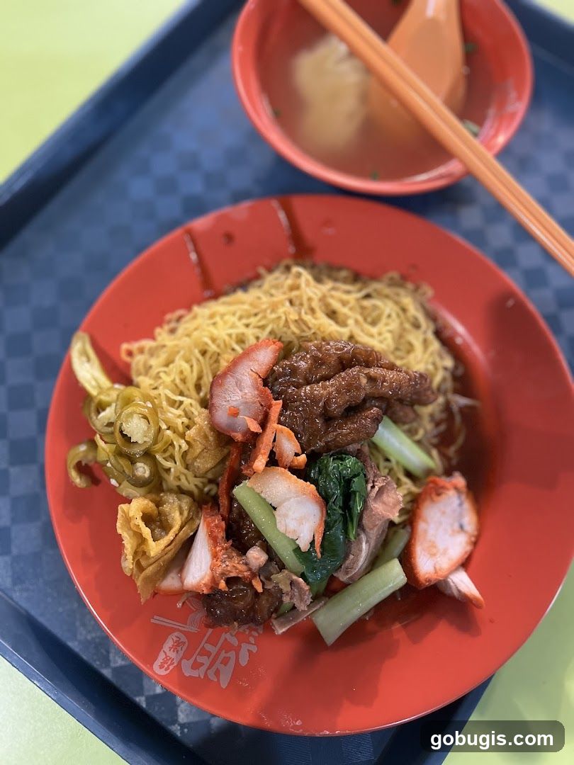 Noodles with Char Siu and Wontons