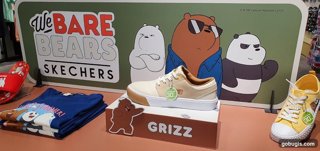 We Bare Bears Skechers Display
