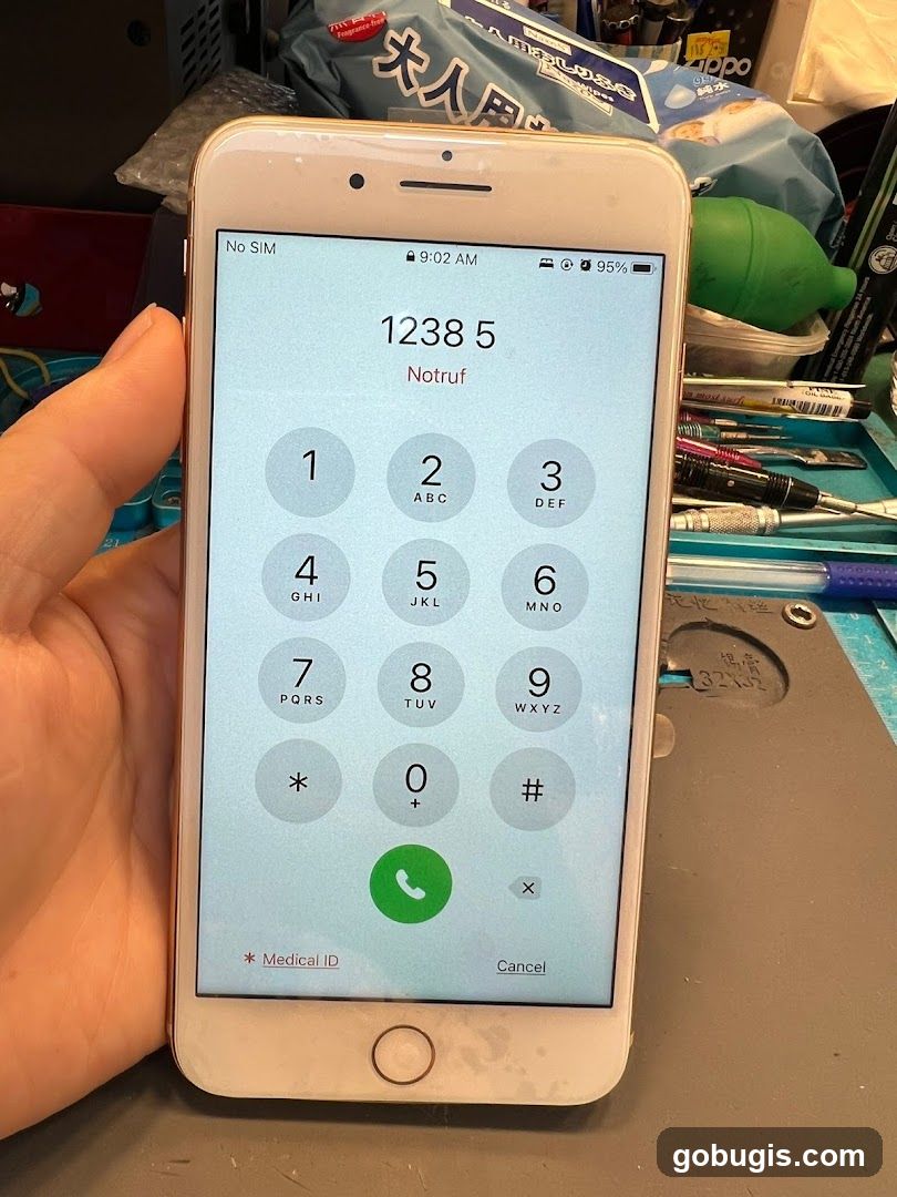 iPhone Dial Pad