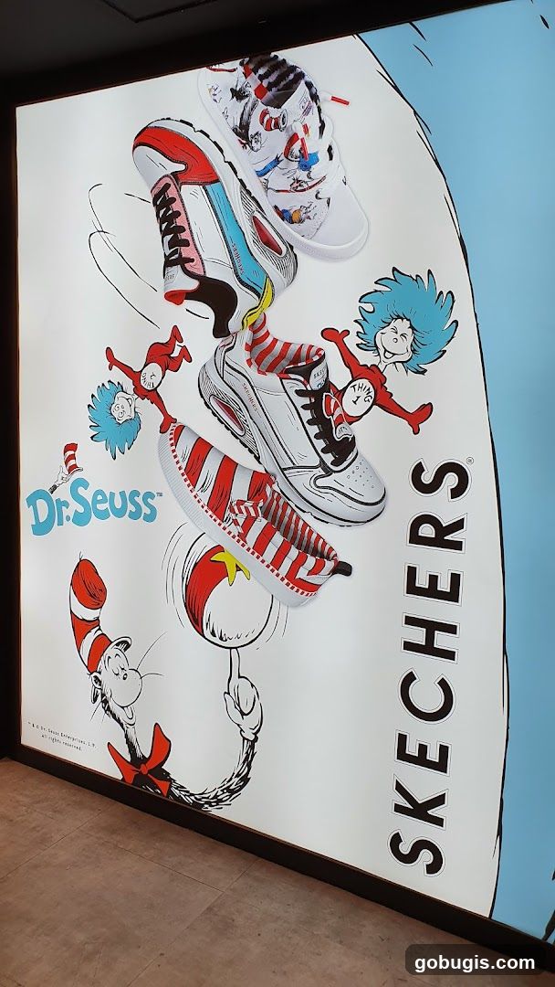 Skechers Dr. Seuss Collaboration Display