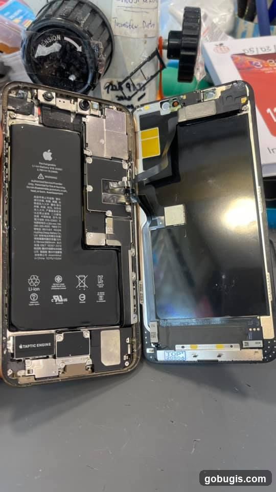 Disassembled iPhone