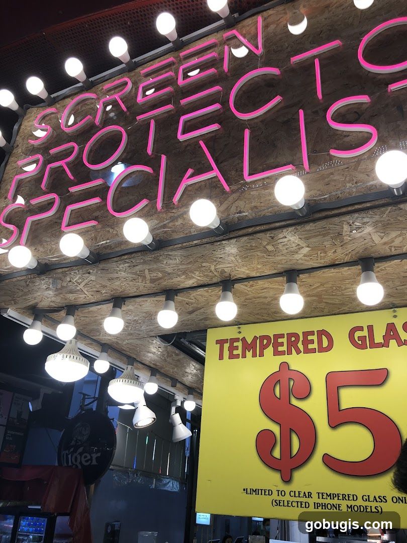 Screen Protector Specialists Sign