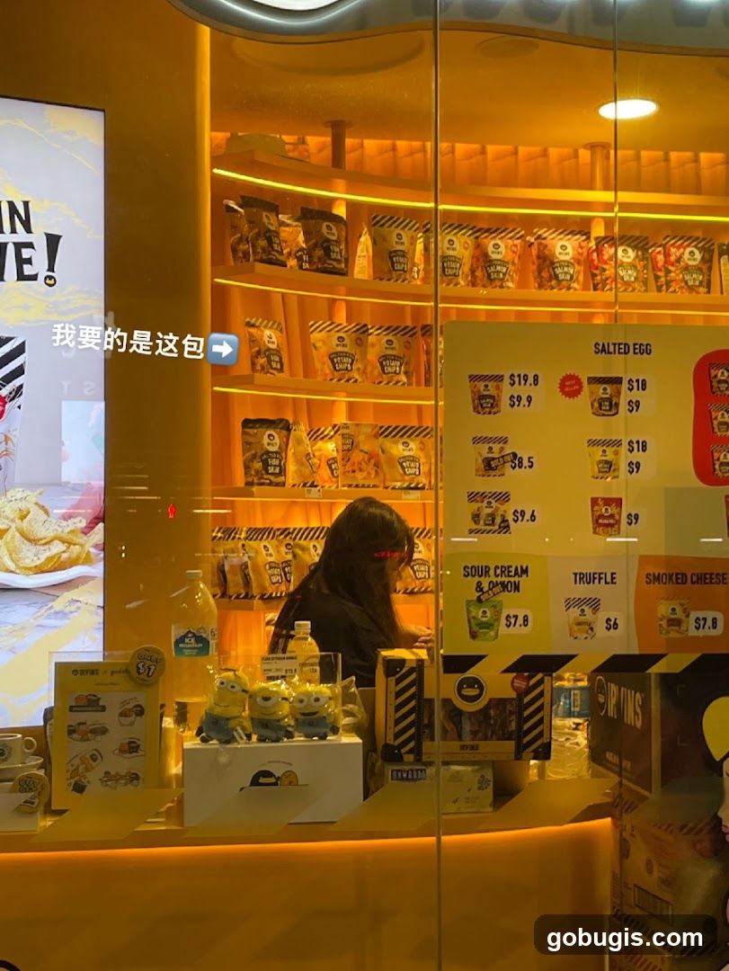 Snack shop display