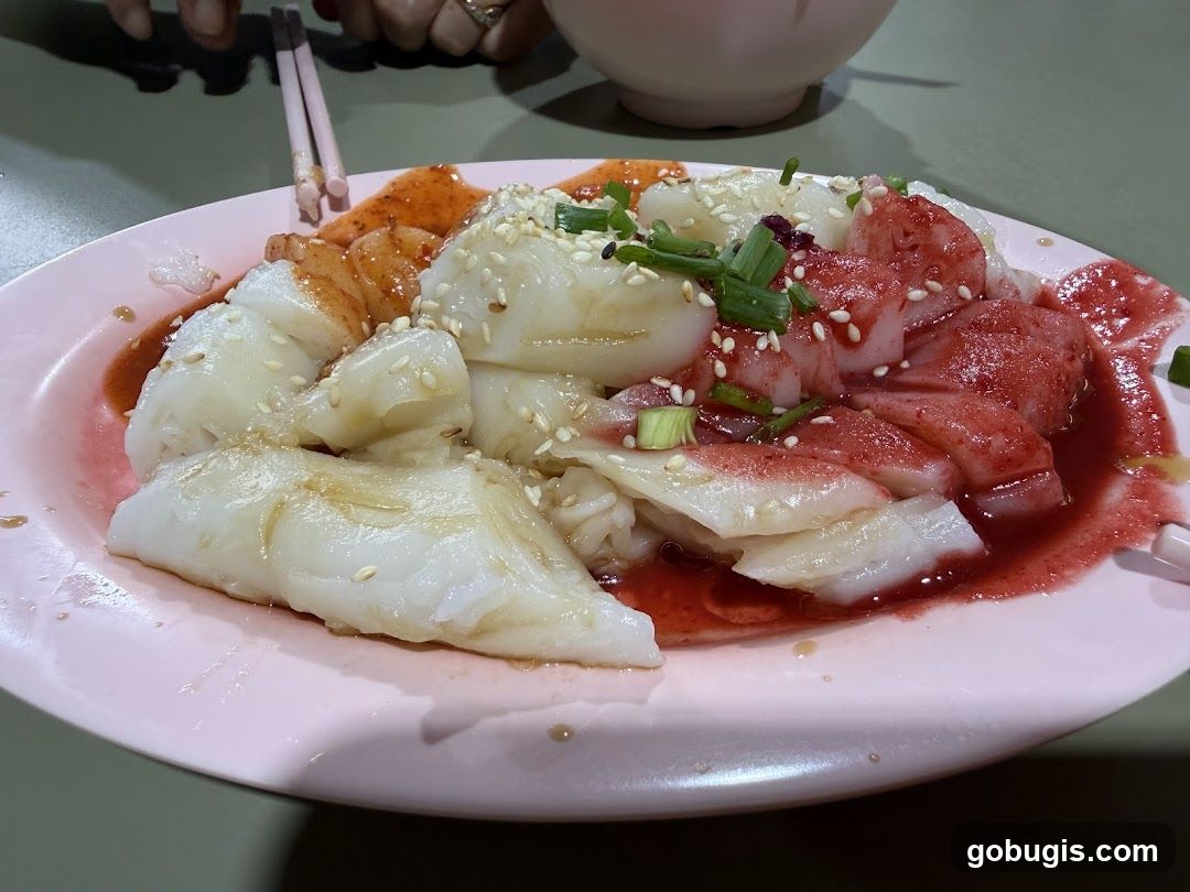 Chee Cheong Fun with Sauce