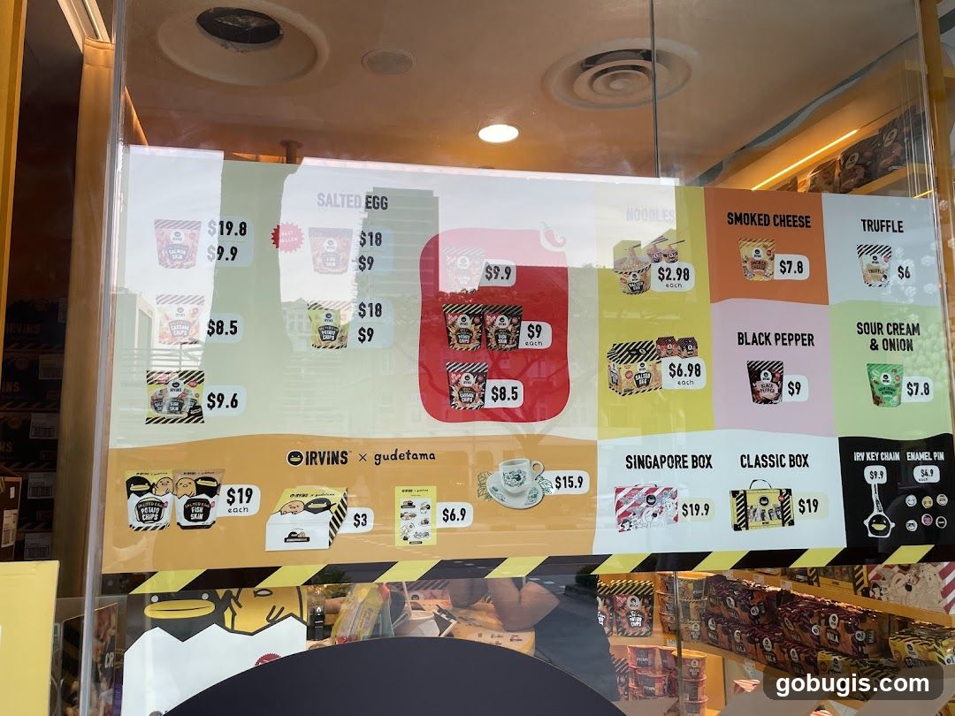 IRVINS x gudetama Menu