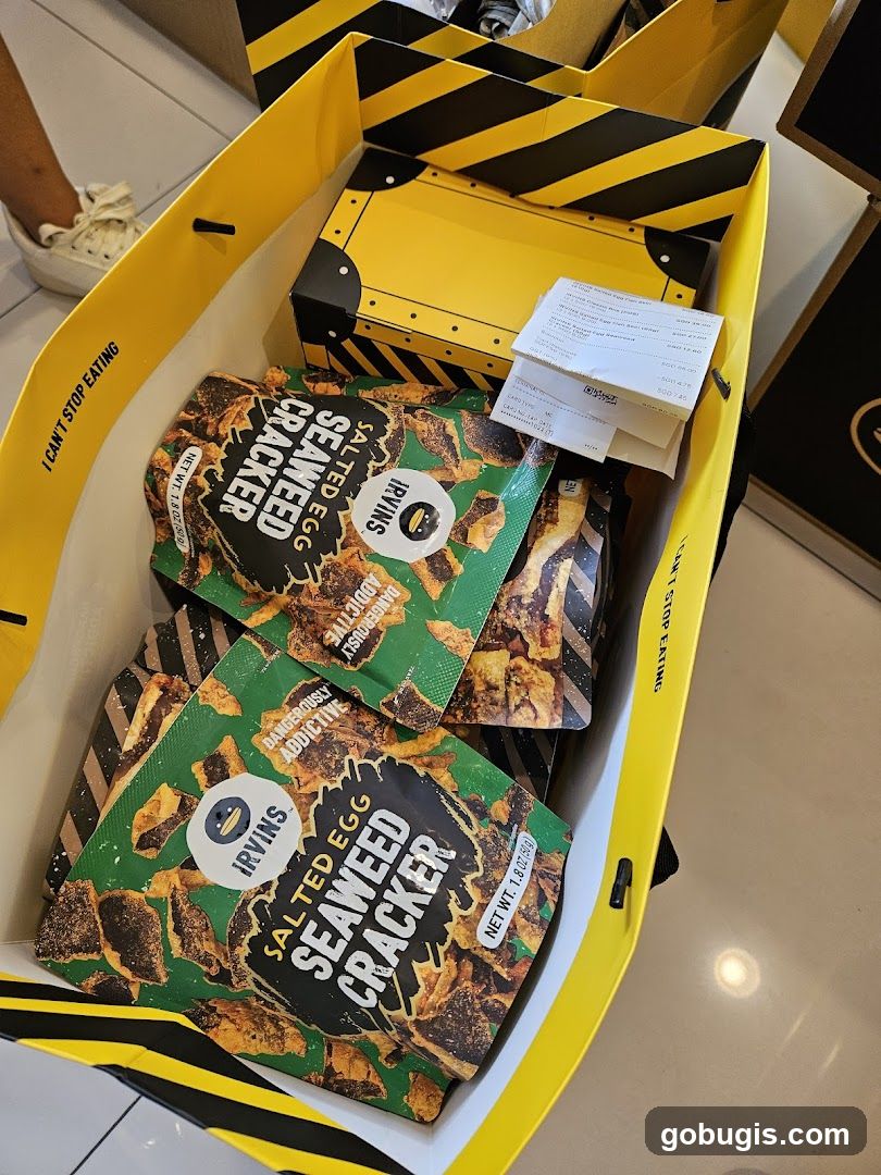 Irvins Salted Egg Seaweed Crackers