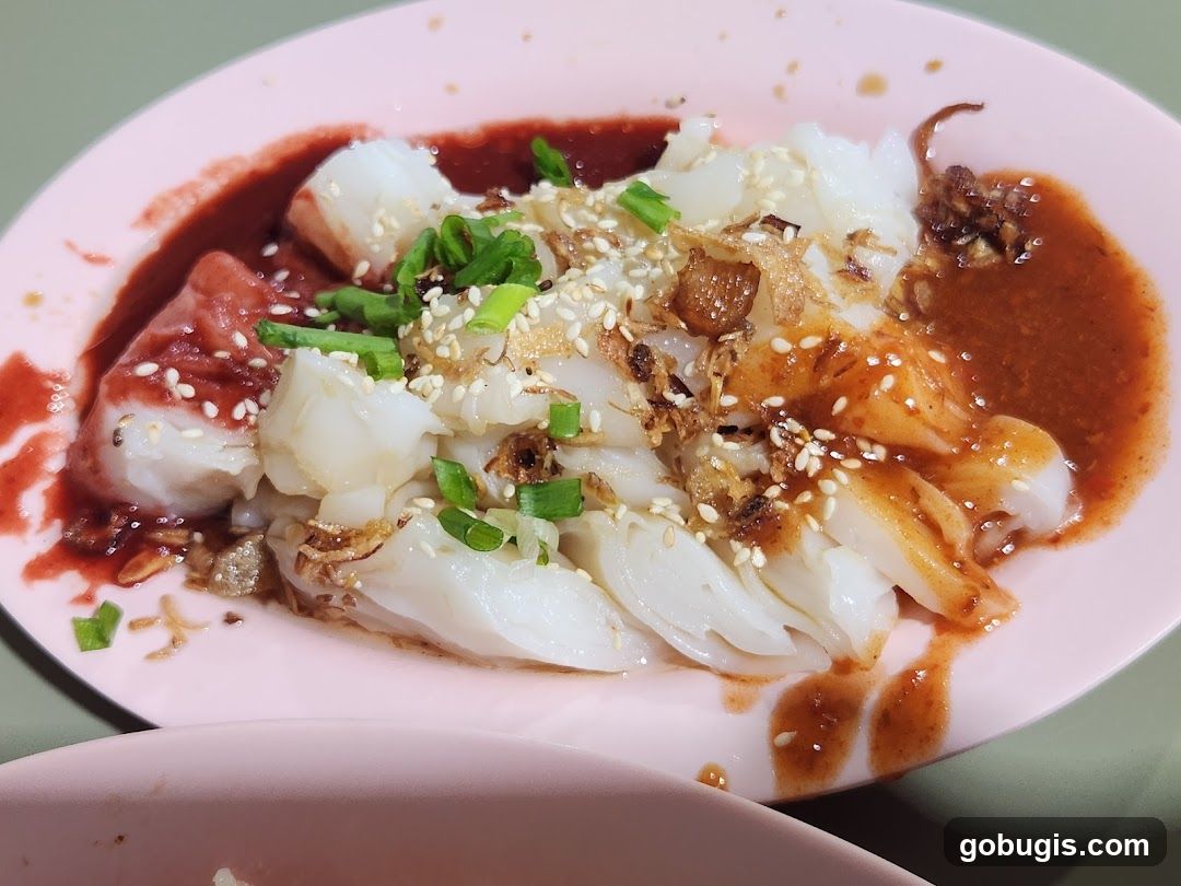 Chee Cheong Fun with Sauce