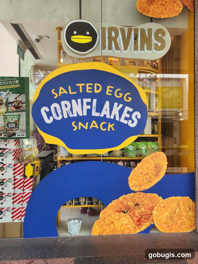 Irvins Salted Egg Cornflakes Snack