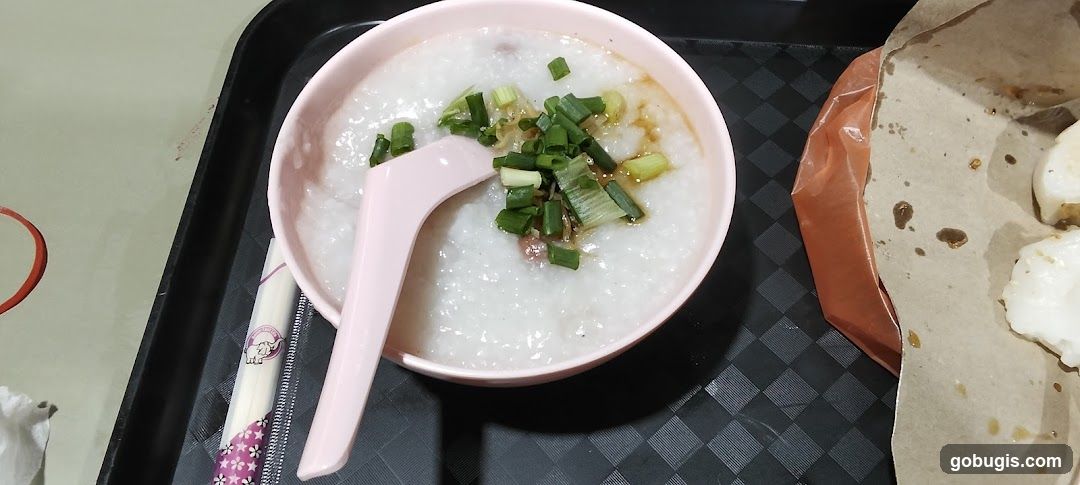 Congee with toppings