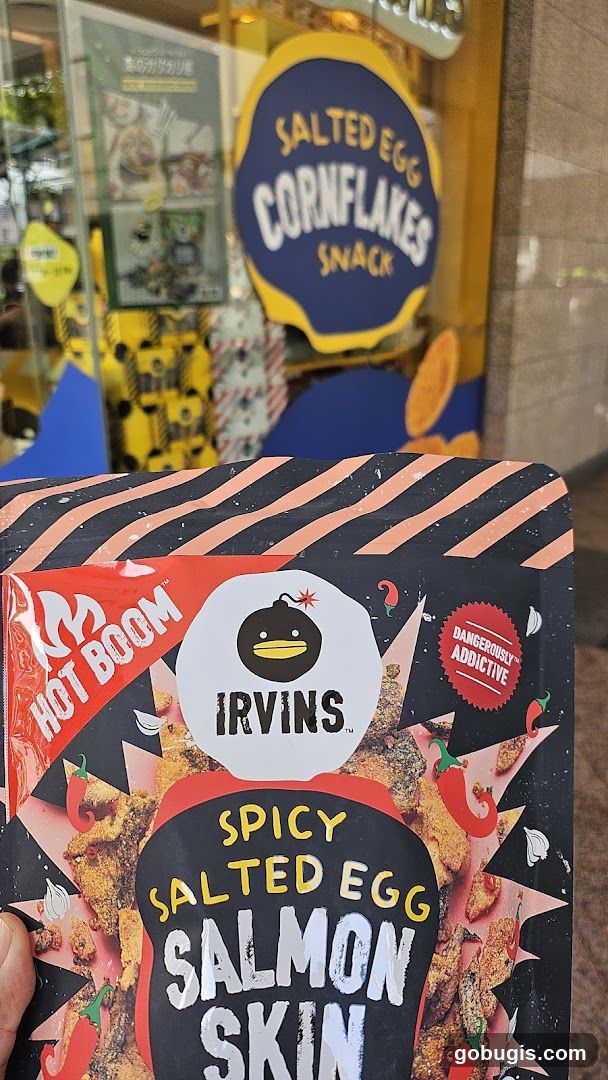 Irvins Salted Egg Salmon Skin Snack