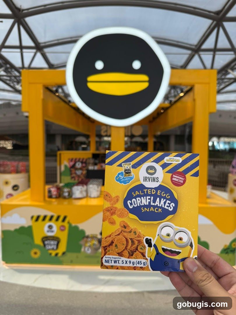 Irvins Salted Egg Cornflakes Snack