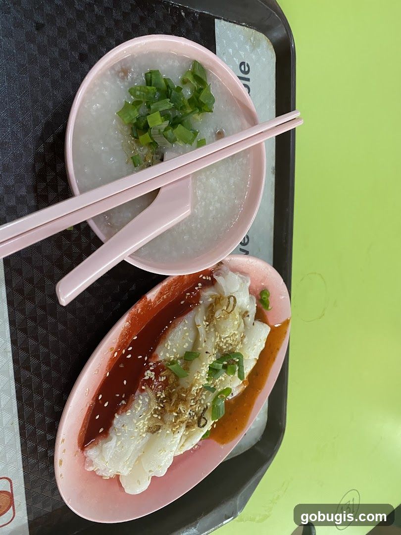 Congee and Rice Rolls