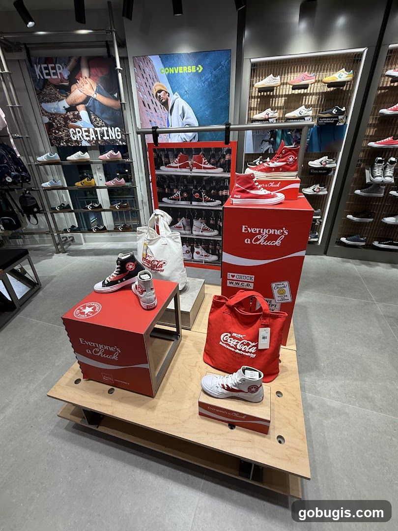 Converse and Coca-Cola Collaboration Display