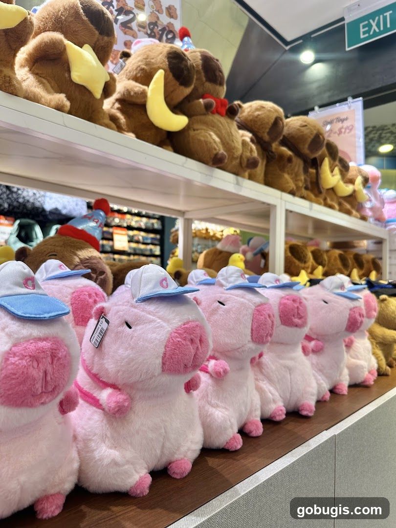 Plush Toys on Display