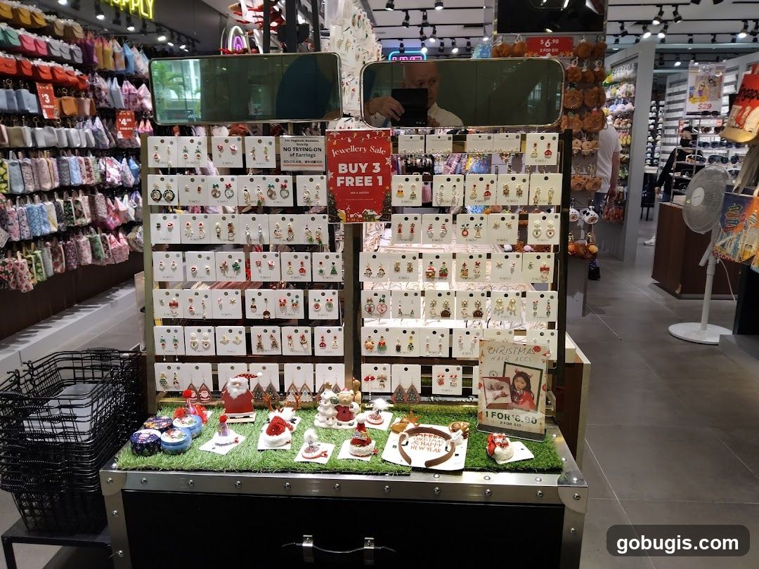 Christmas Accessories Display