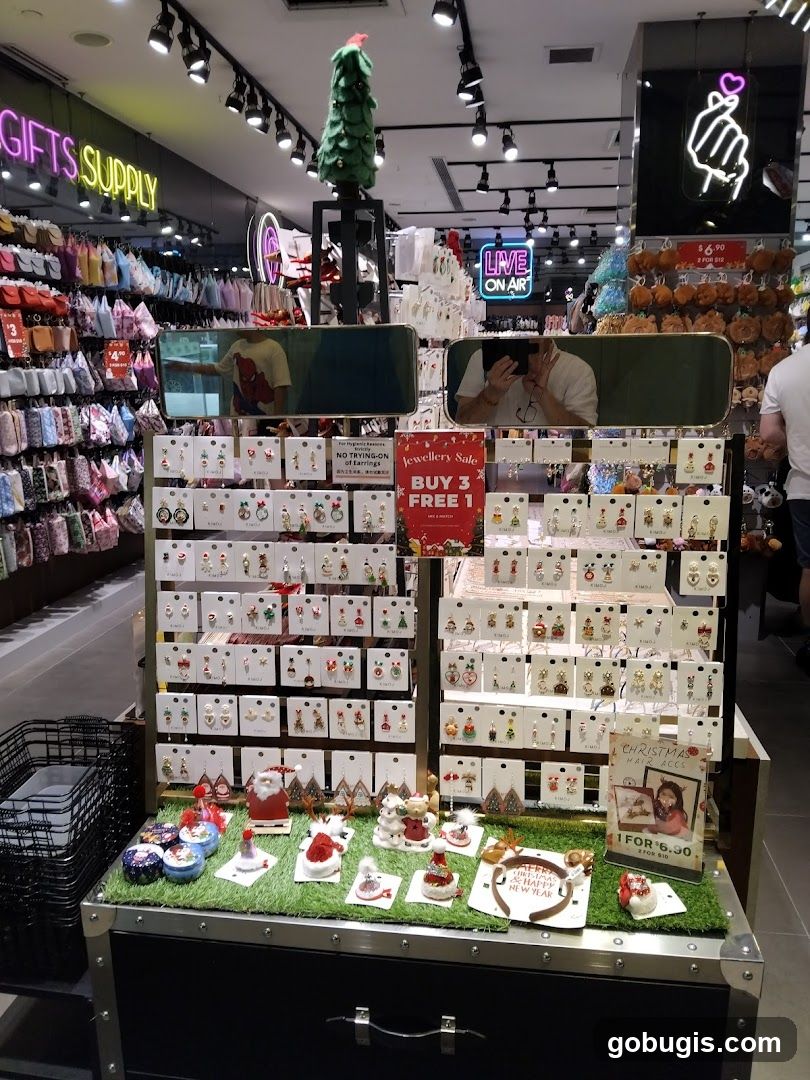 Christmas Accessories Display