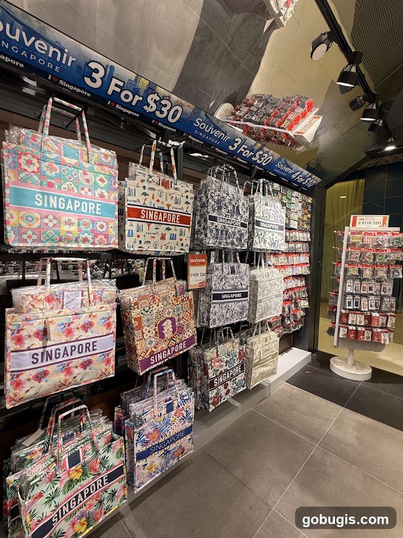 Singapore Souvenir Shop Display