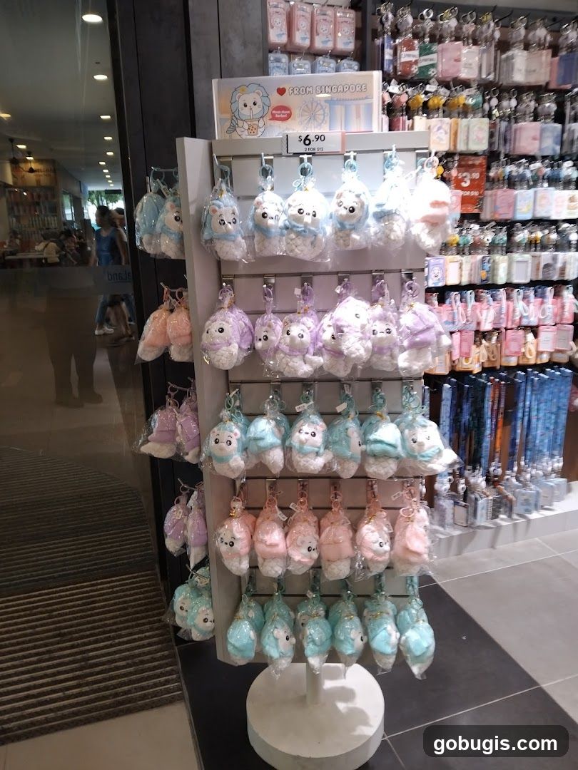 Plush Keychains Display
