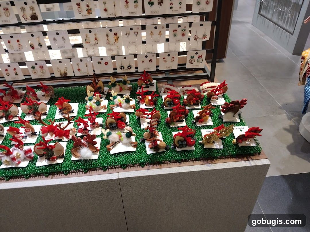 Christmas Hair Accessories Display