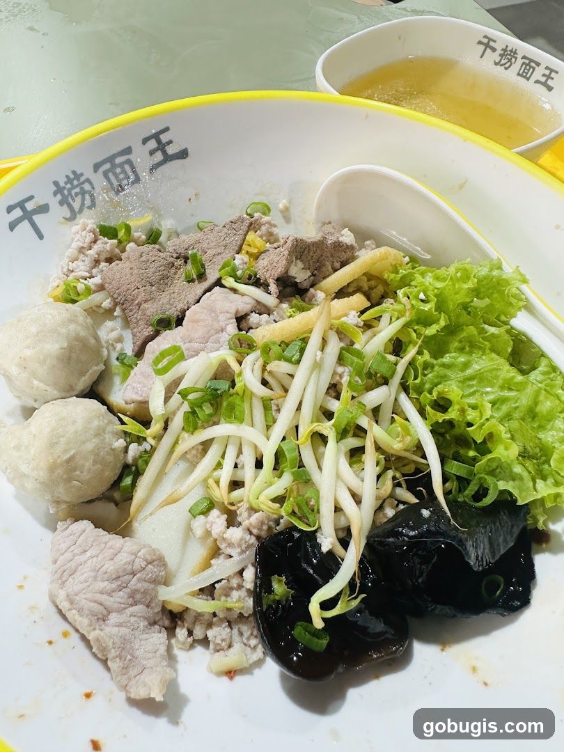 Noodles with Pork and Liver