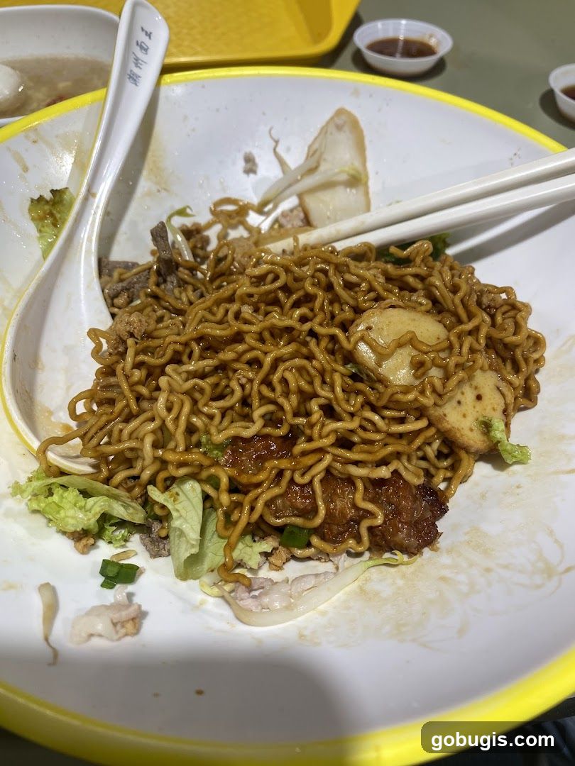 Noodles with Meat and Vegetables