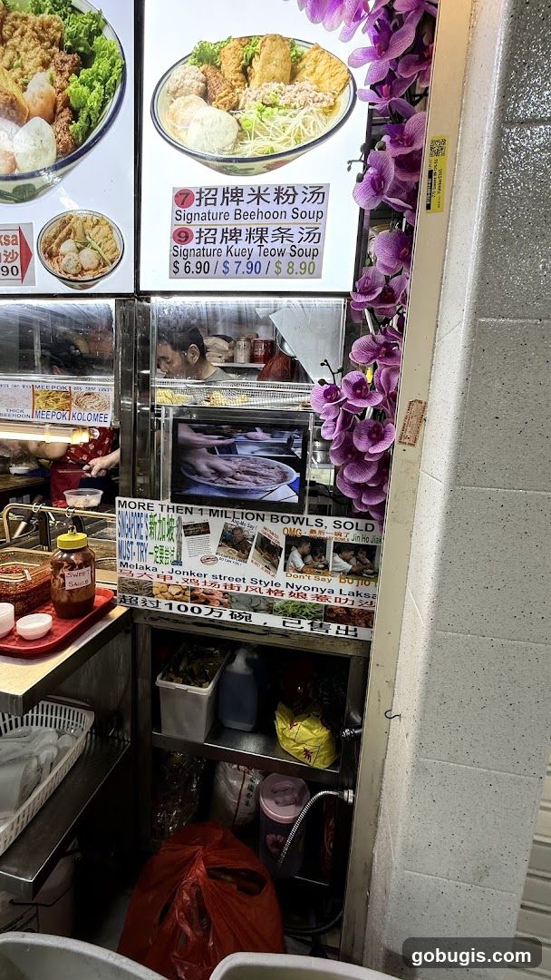 Food Stall Menu and Advertisements