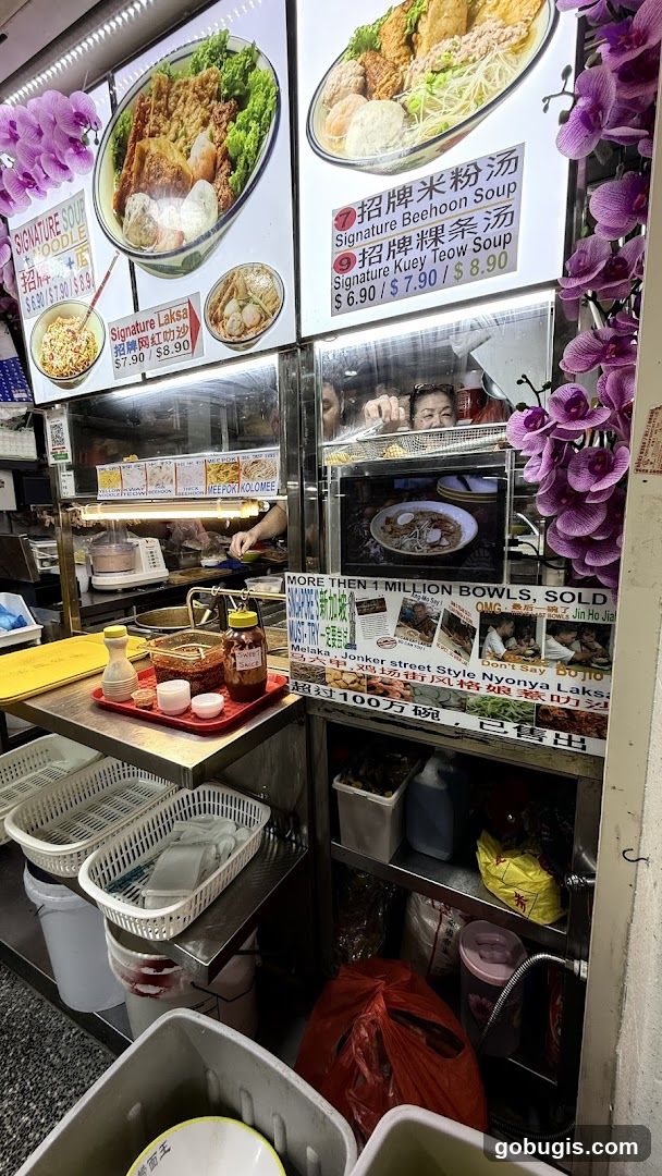 Food Stall Menu and Display