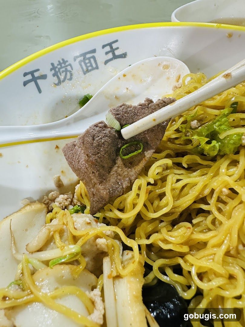 Noodle Dish with Liver