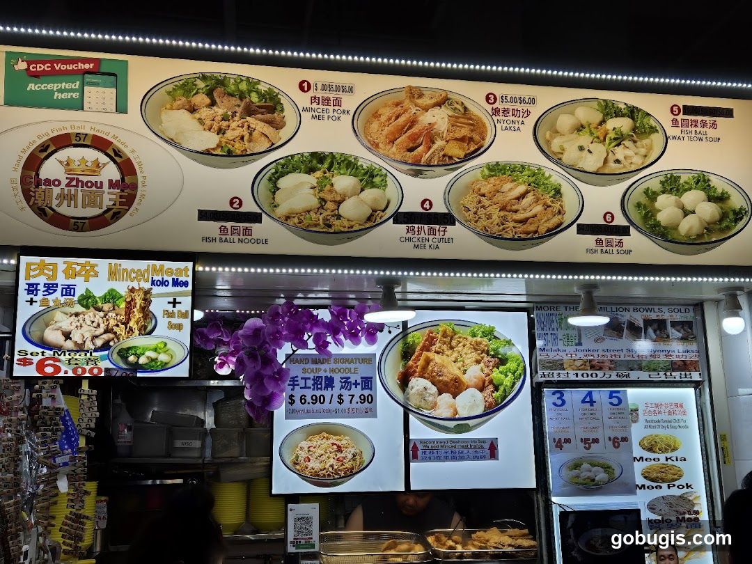 Food Stall Menu