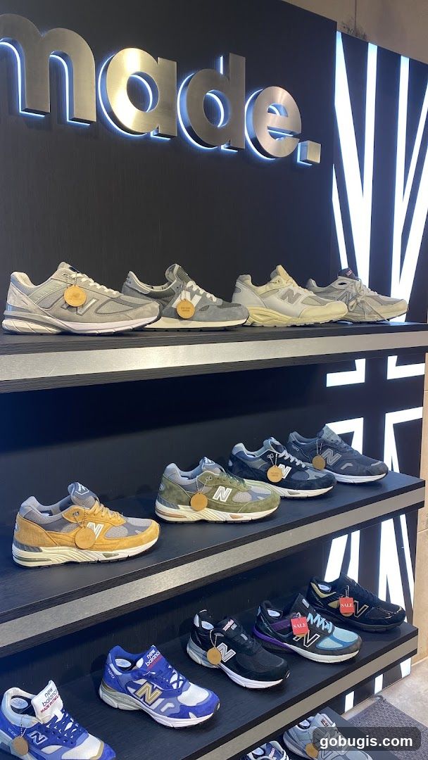 New Balance Sneakers Display