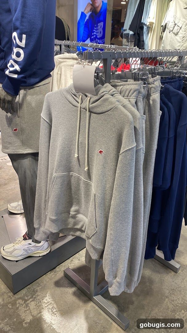 New Balance Apparel Display