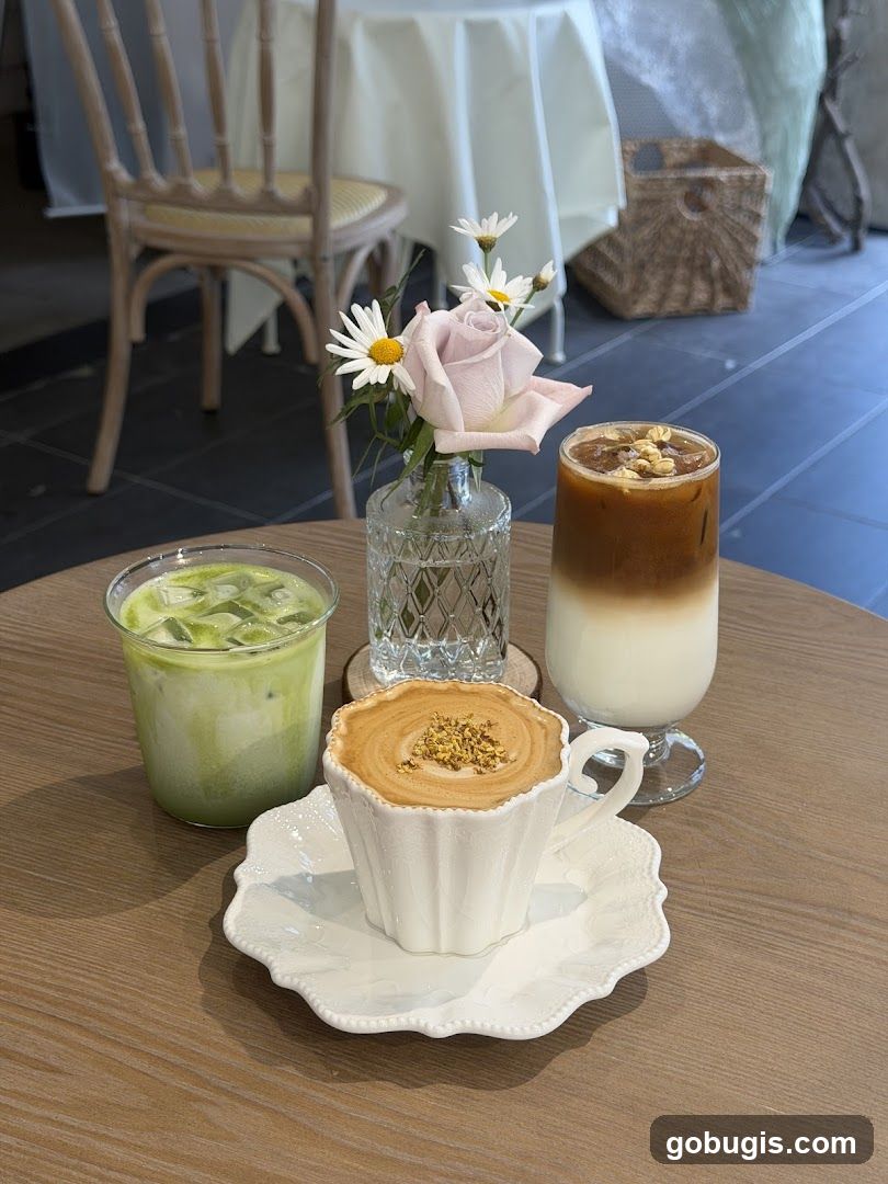 Coffee and Matcha Drinks