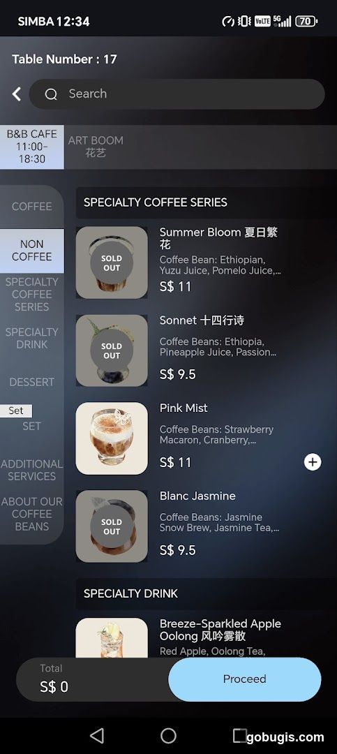 B&B CAFE ART BOOM