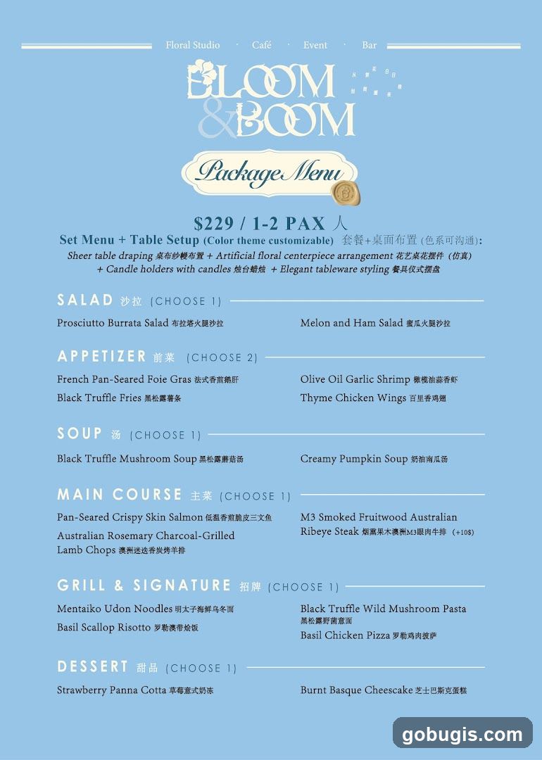 Package Menu